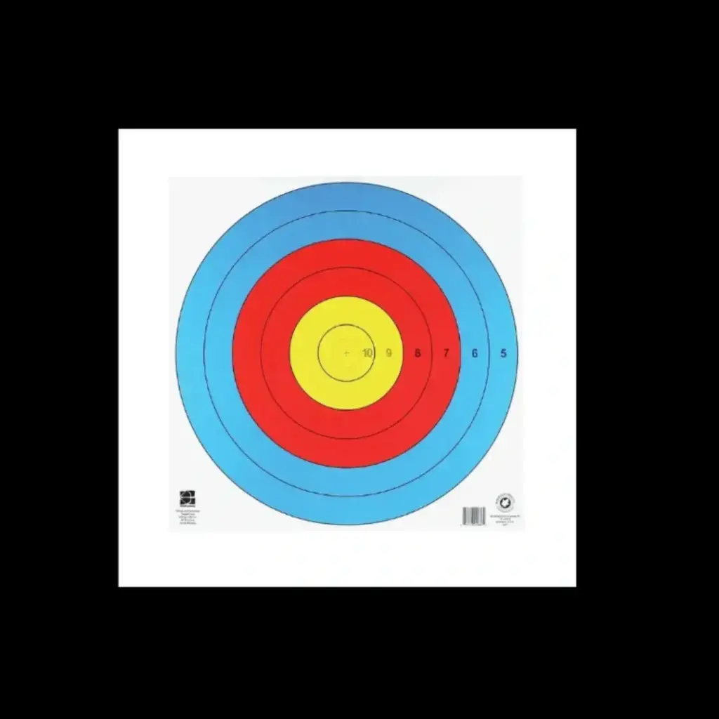 MAPLE LEAF WORLD ARCHERY OFFICIAL WATERPROOF 6 RING TARGET FACE 80CM ...