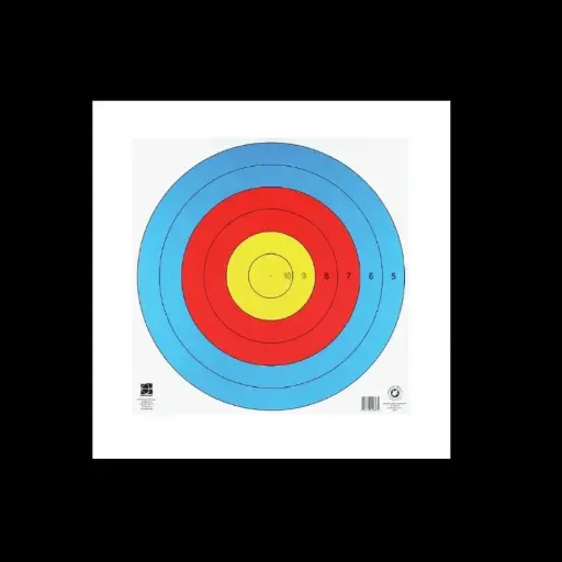 MAPLE LEAF WORLD ARCHERY OFFICIAL WATERPROOF 6 RING TARGET FACE 80CM